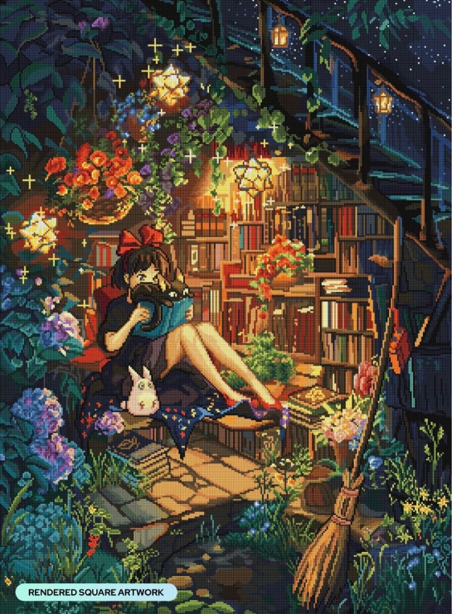 ダイヤモンドアートクラブ Under the Stairs 魔女宅 キット