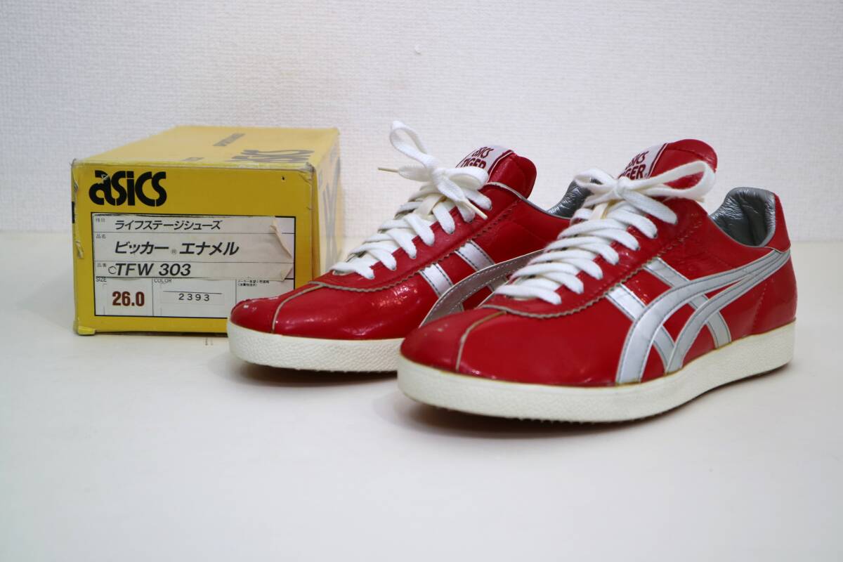 Yahoo!オークション - 旧ロゴ 日本製 asics アシックス タイガー 希少