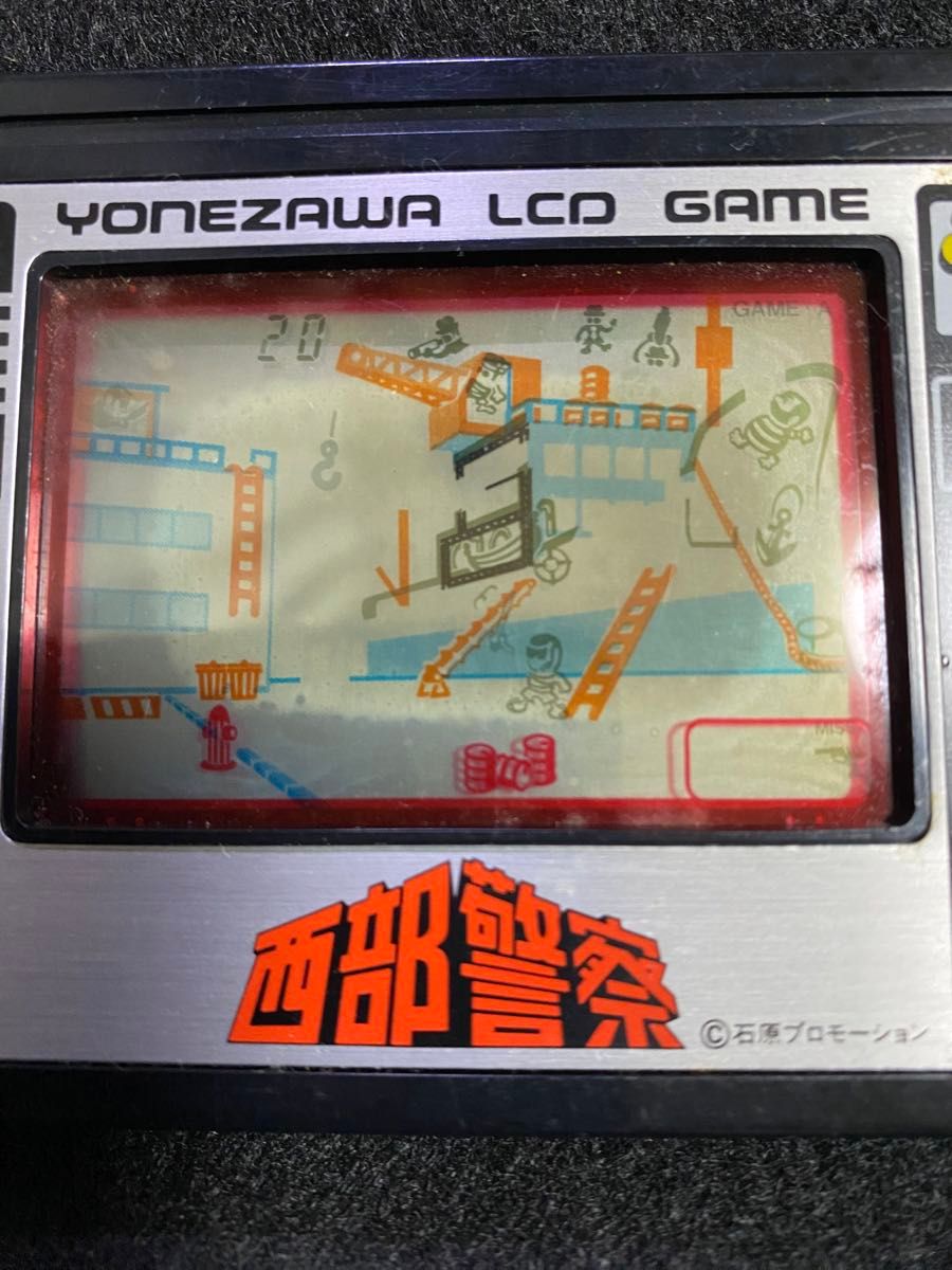 西部警察 ゲームウォッチ LCDゲーム YONEZAWA 昭和 レトロ ジャンク