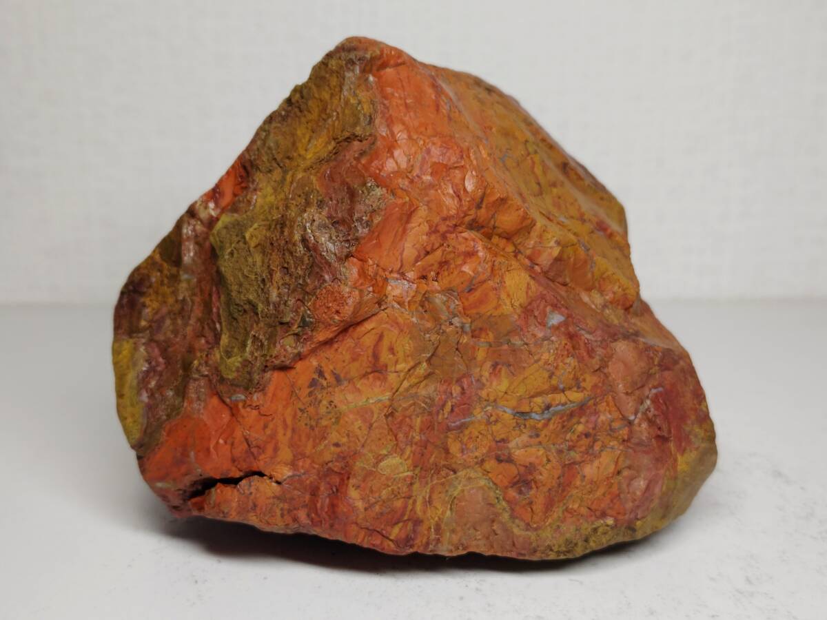 佐渡】 1 4kg 赤玉石 碧玉 ジャスパー 原石 鑑賞石 自然石 天然石