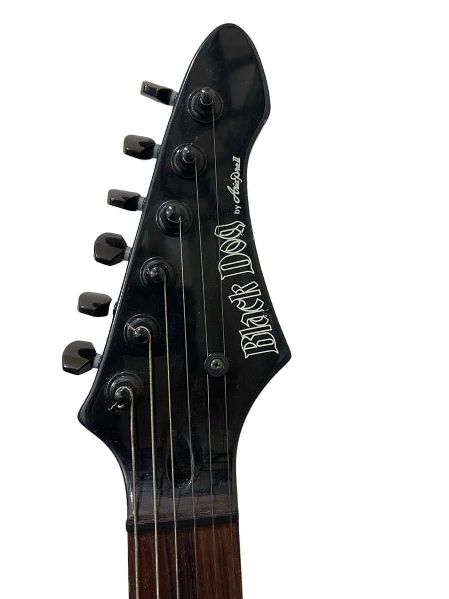 Aria Pro II BLACK DOG エレキギター 生産終了品 マッチングヘッド