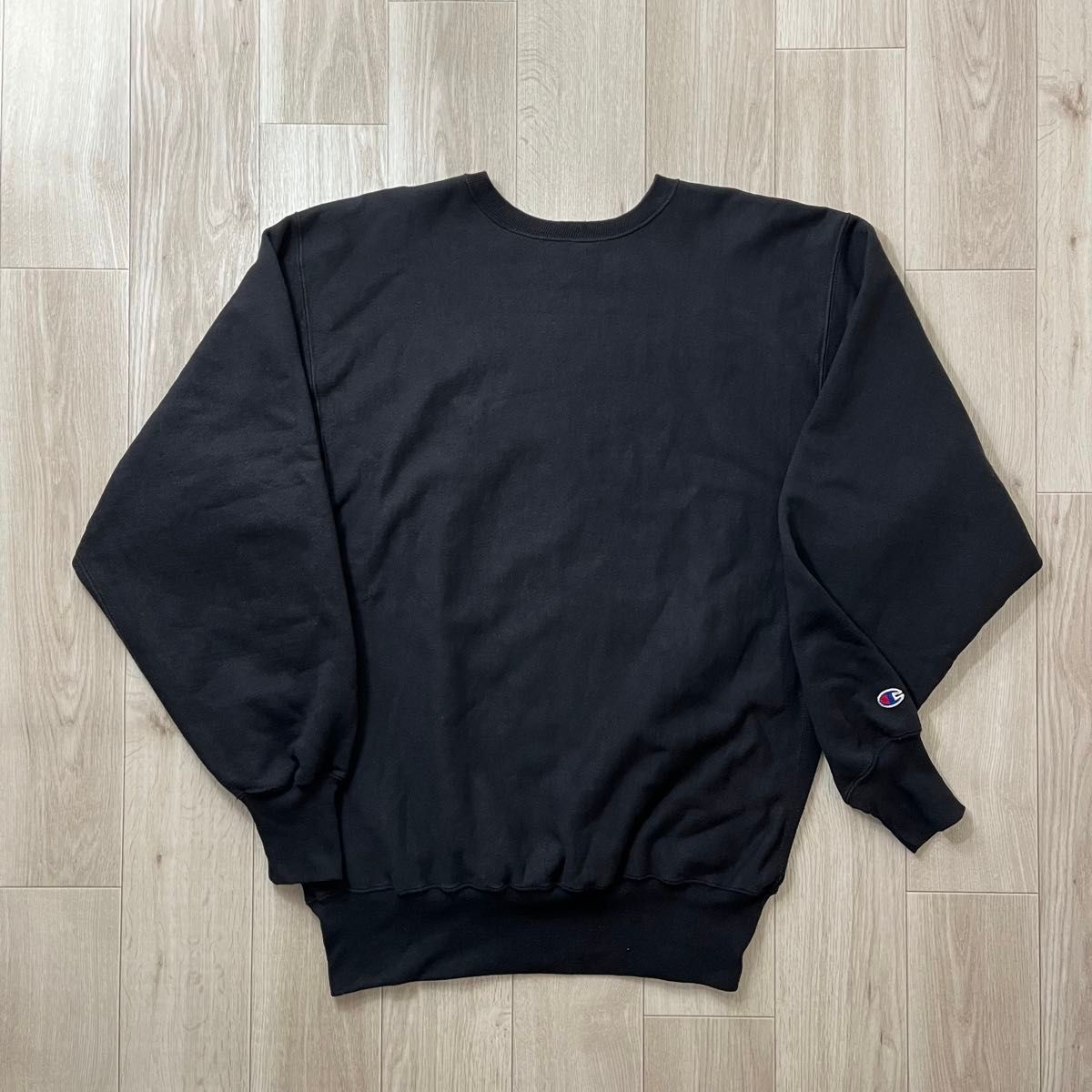 希少】目無しブラック 90s 無地 リバースウィーブ XXL USA製