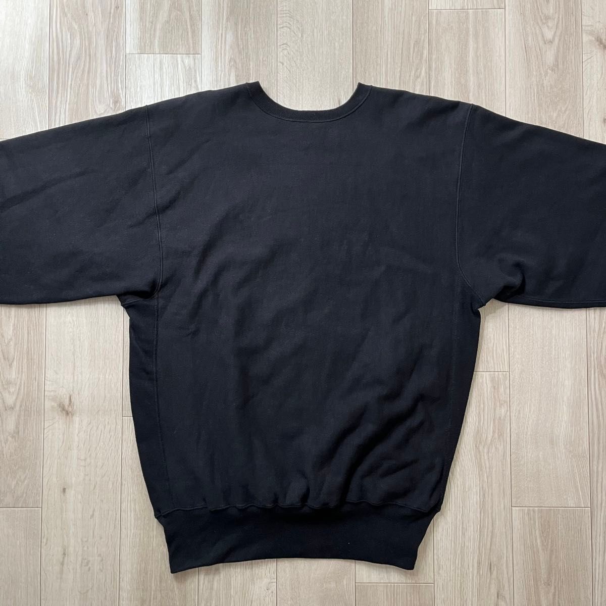 希少】目無しブラック 90s 無地 リバースウィーブ XXL USA製