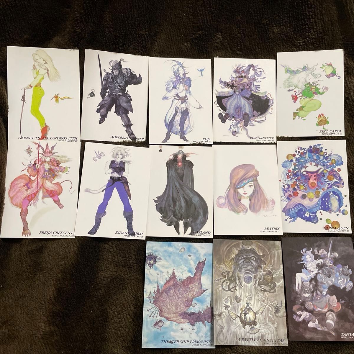 FF9 ファイナルファンタジー アートミュージアム 天野喜孝のみ 13種