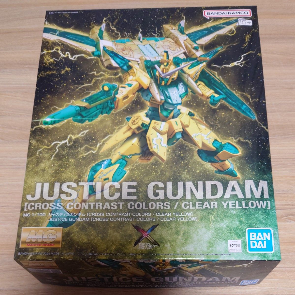 MG 1/100 ジャスティスガンダム［CROSS CONTRAST COLORS/CLEAR YELLOW
