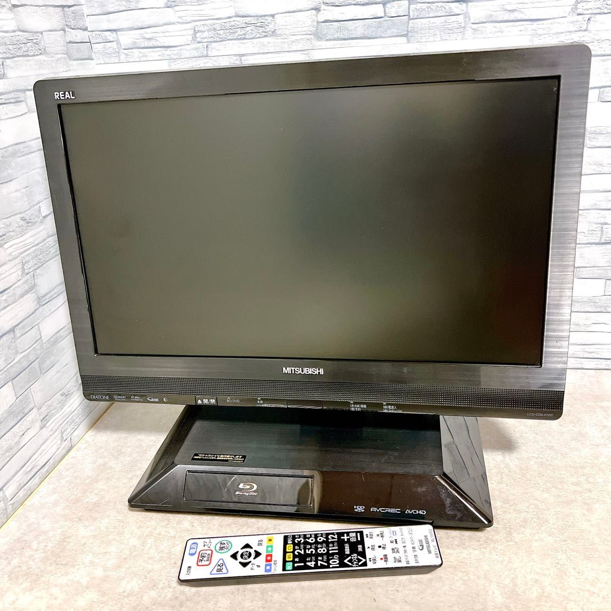 液晶テレビ 三菱 REAL リアル LCD-22BLR500 ブルーレイ HDD内蔵