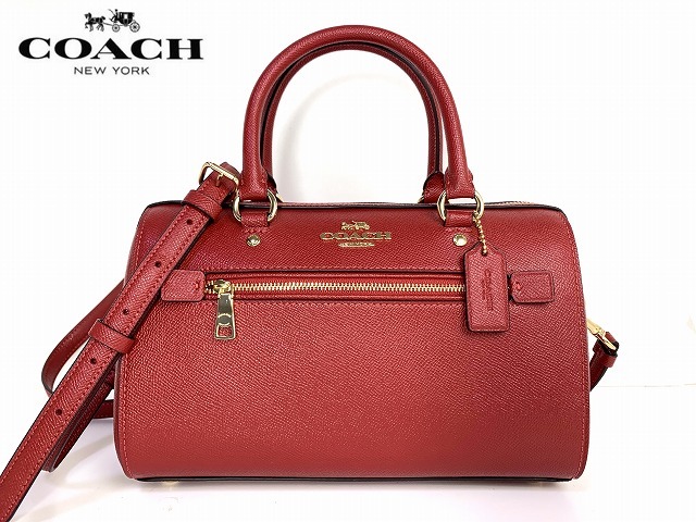 新品 送料無料 コーチ COACH ラグジュアリー レザー ローワン
