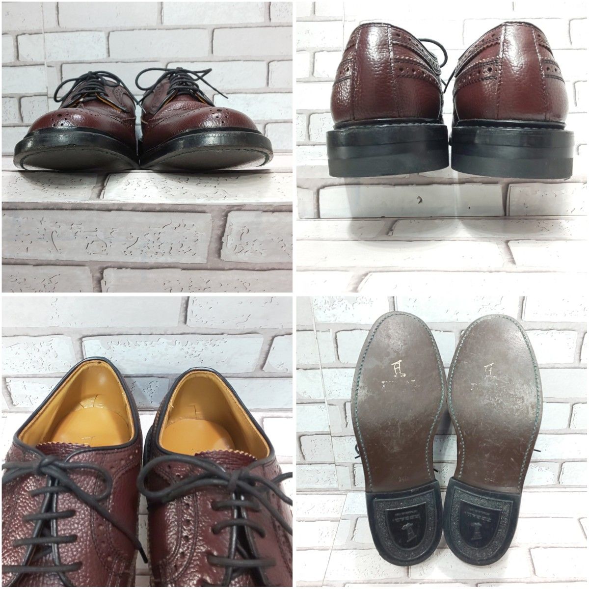 REGAL】 リーガル ウイングチップ メダリオン ドレスシューズ 革靴