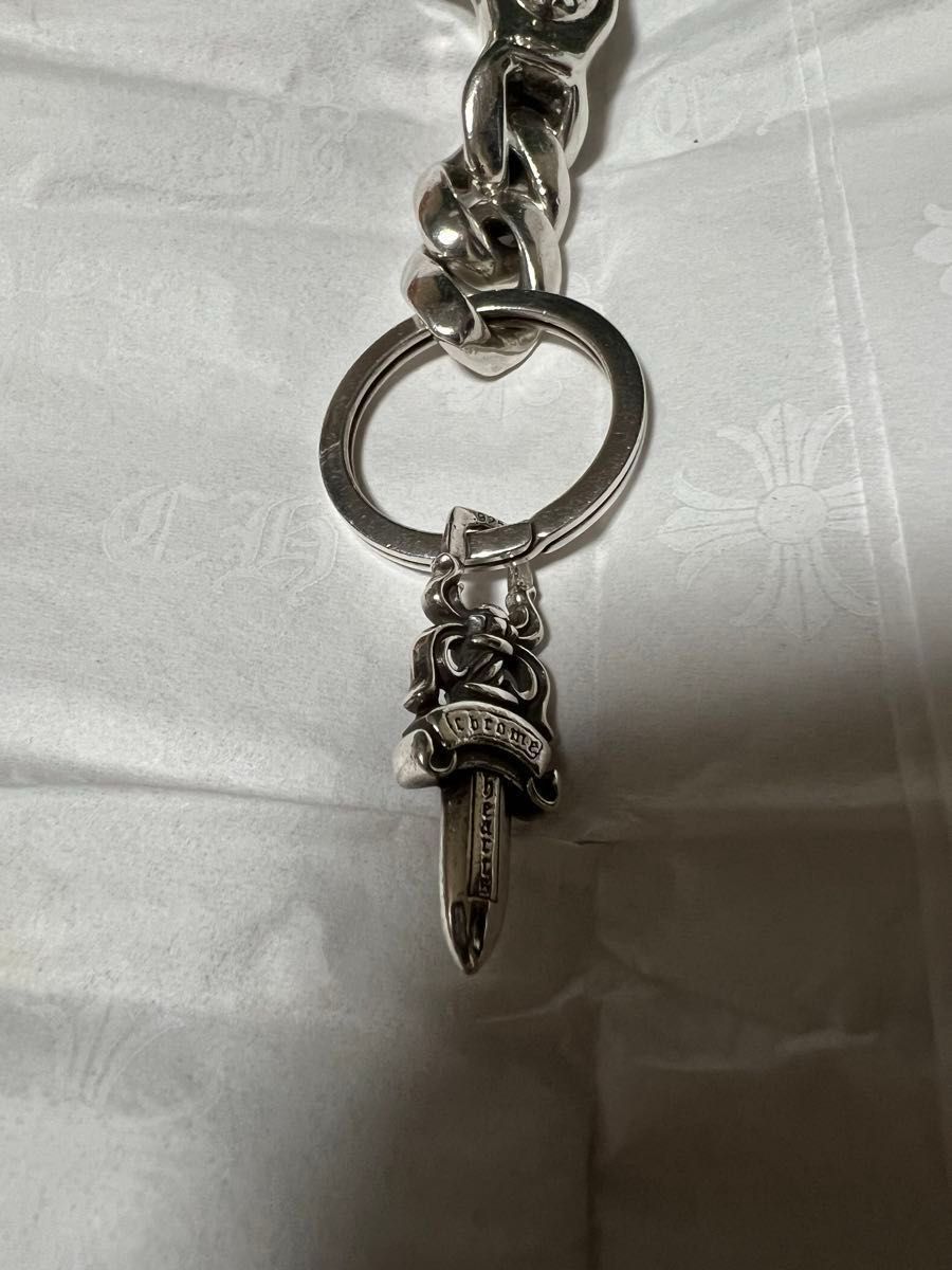 クロムハーツ クラシックキーチェーンクリップ ショートRINKAN購入証明