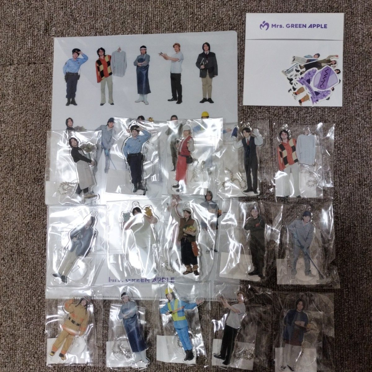 こ*ん様 ライラック アクリルスタンド 全種 Mrs. GREEN APPLE