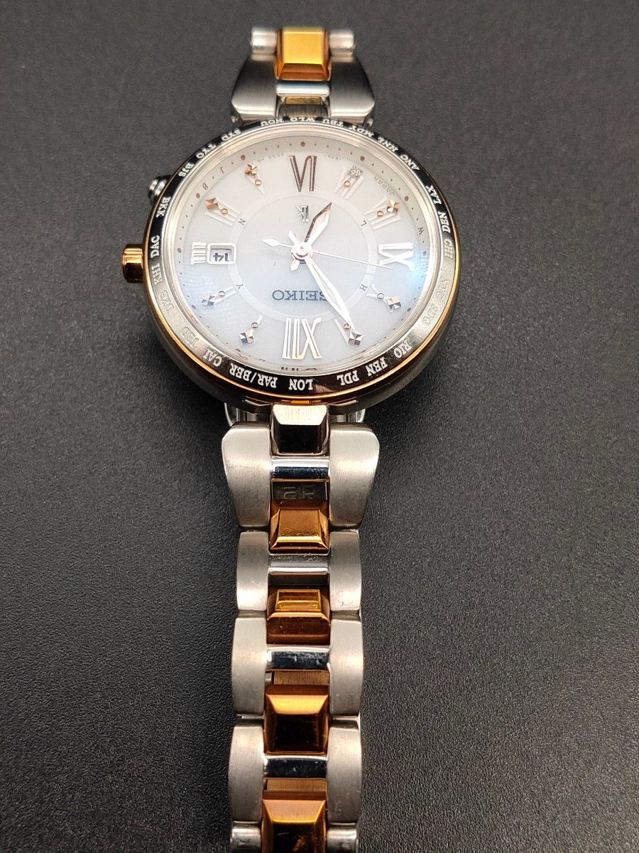 セイコー ルキア 1B35-0AF0 SSQV056 レディーダイヤ ラッキー