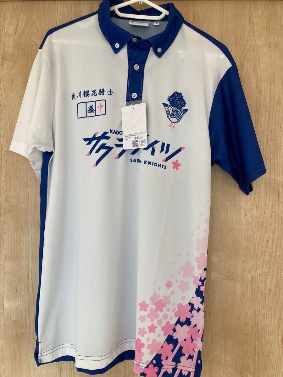 タグ付き】Mリーグ サクラナイツ しまむらコラボポロシャツ(Lサイズ