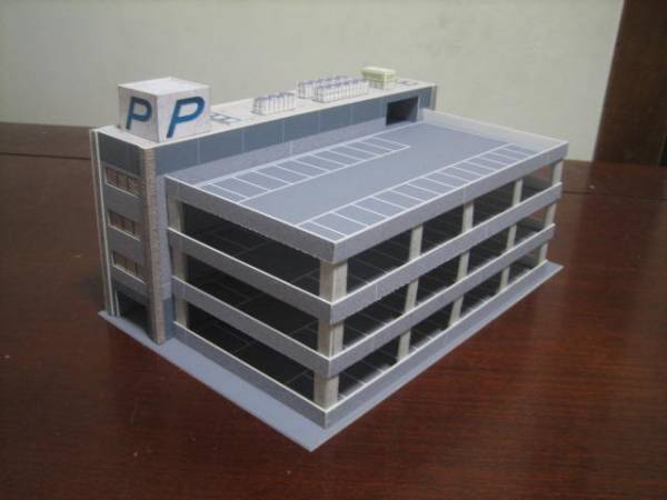 Nゲージ 自作ストラクチャー 立体駐車場 Nゲージ自作ストラクチャー