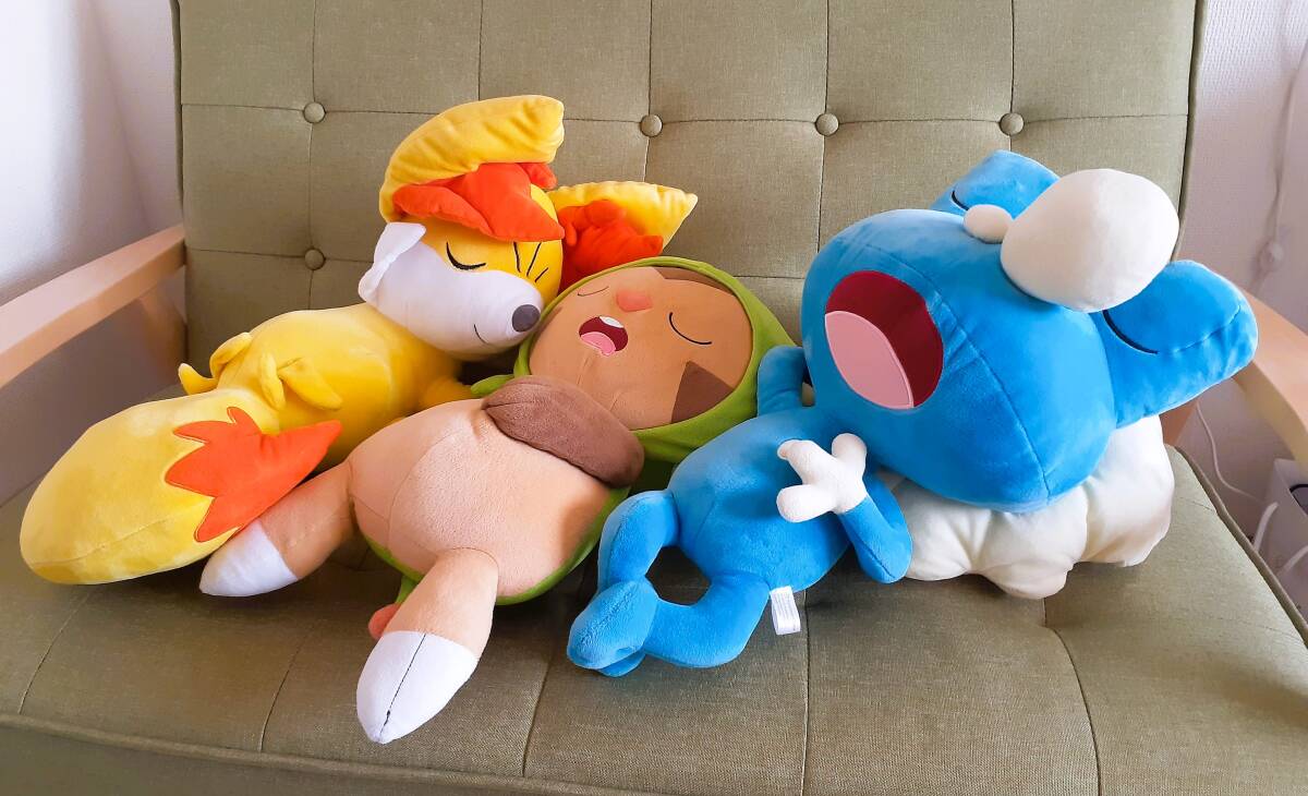 2015年 初夢ぬいぐるみ ハリマロン フォッコ ケロマツ 3体セット