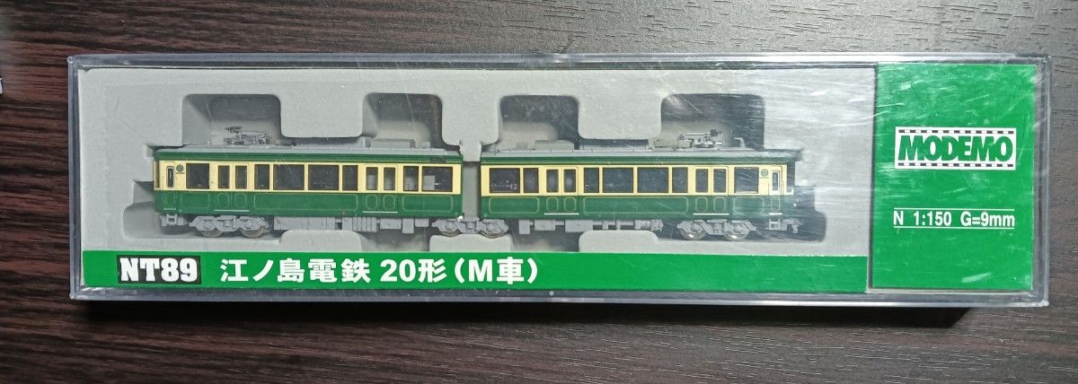 NT89 江ノ島電鉄 20形 (M車) 2両セット (動力付き) Nゲージ 鉄道模型