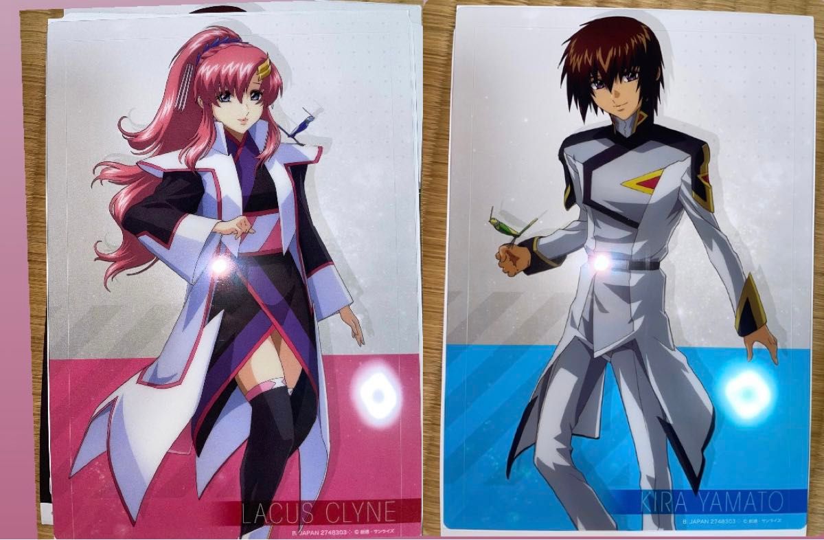 ガンダムSEED ラクス キラ アクリルシート ポスター ガンダムカフェ