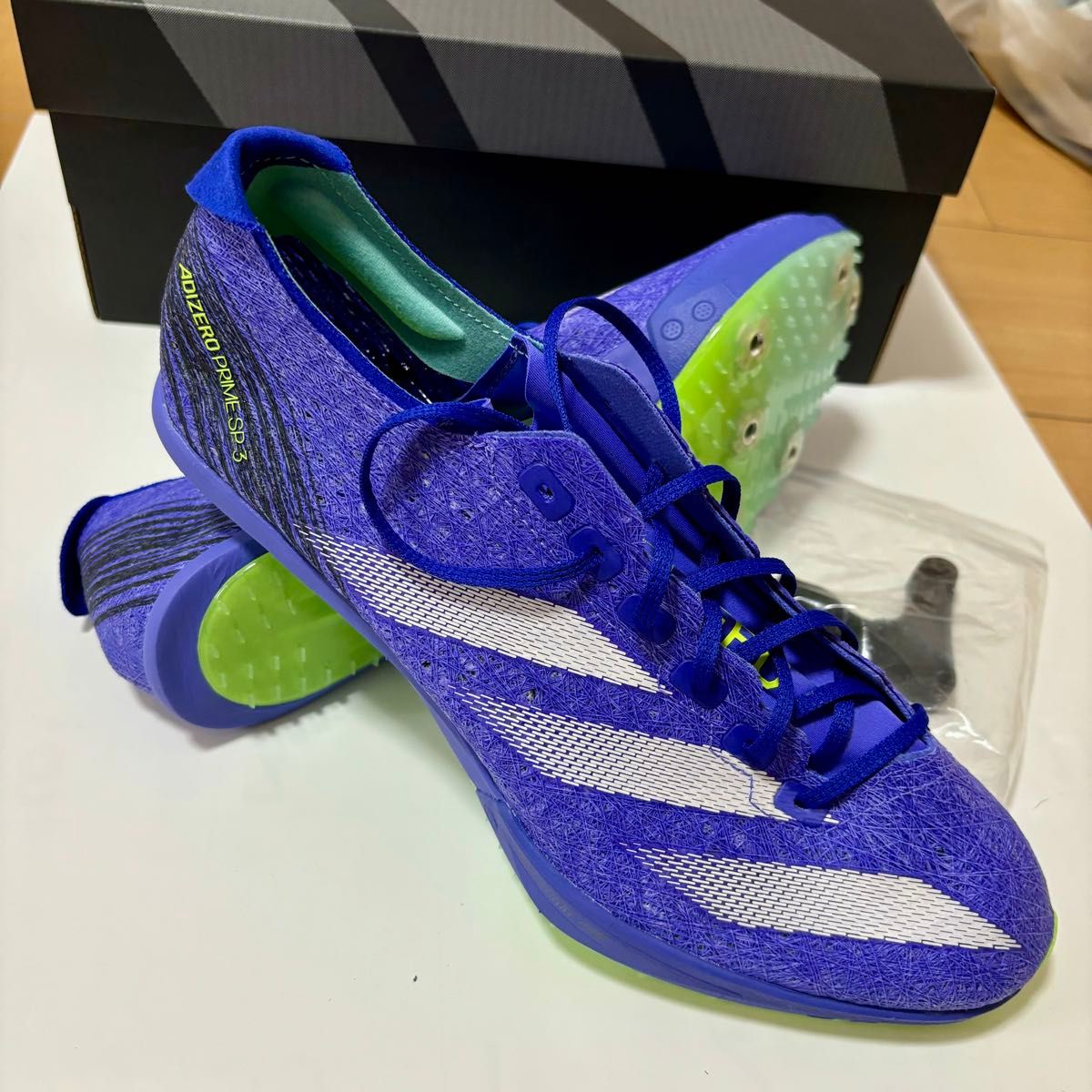 26 5cm adidasアディゼロ プライムsp3 Light streak｜Yahoo!フリマ（旧