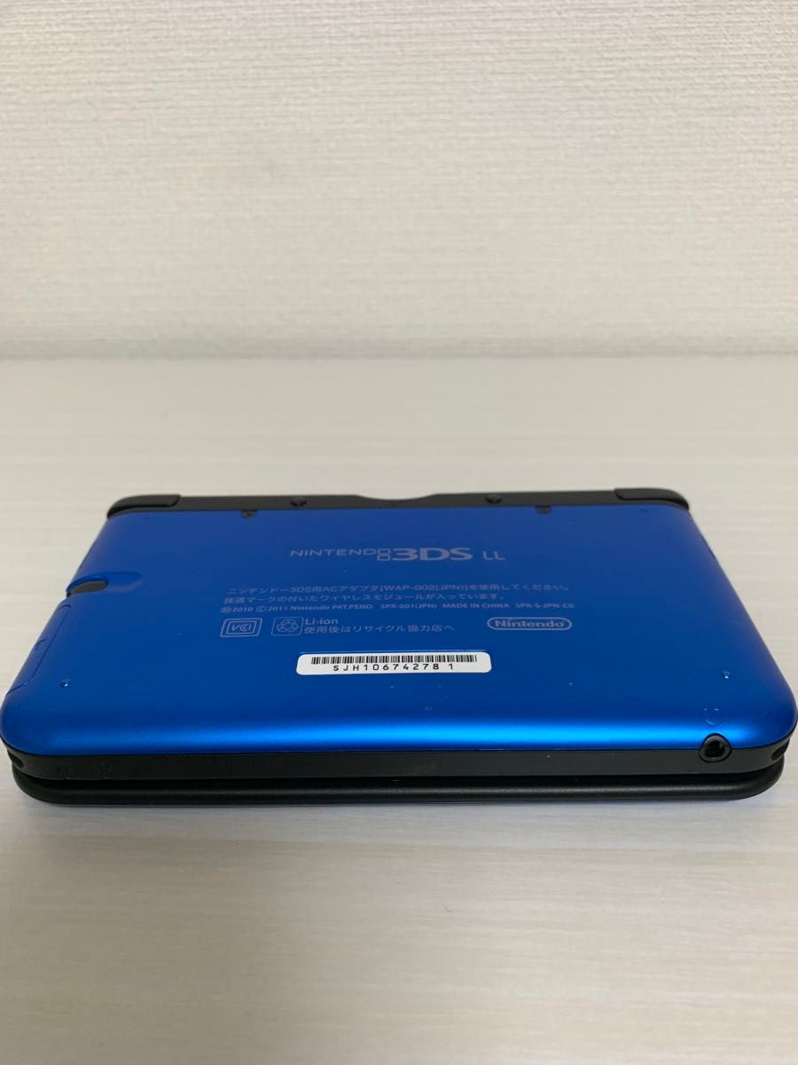 初期化済 美品 任天堂 ニンテンドー3DS LL ブルー×ブラック｜Yahoo