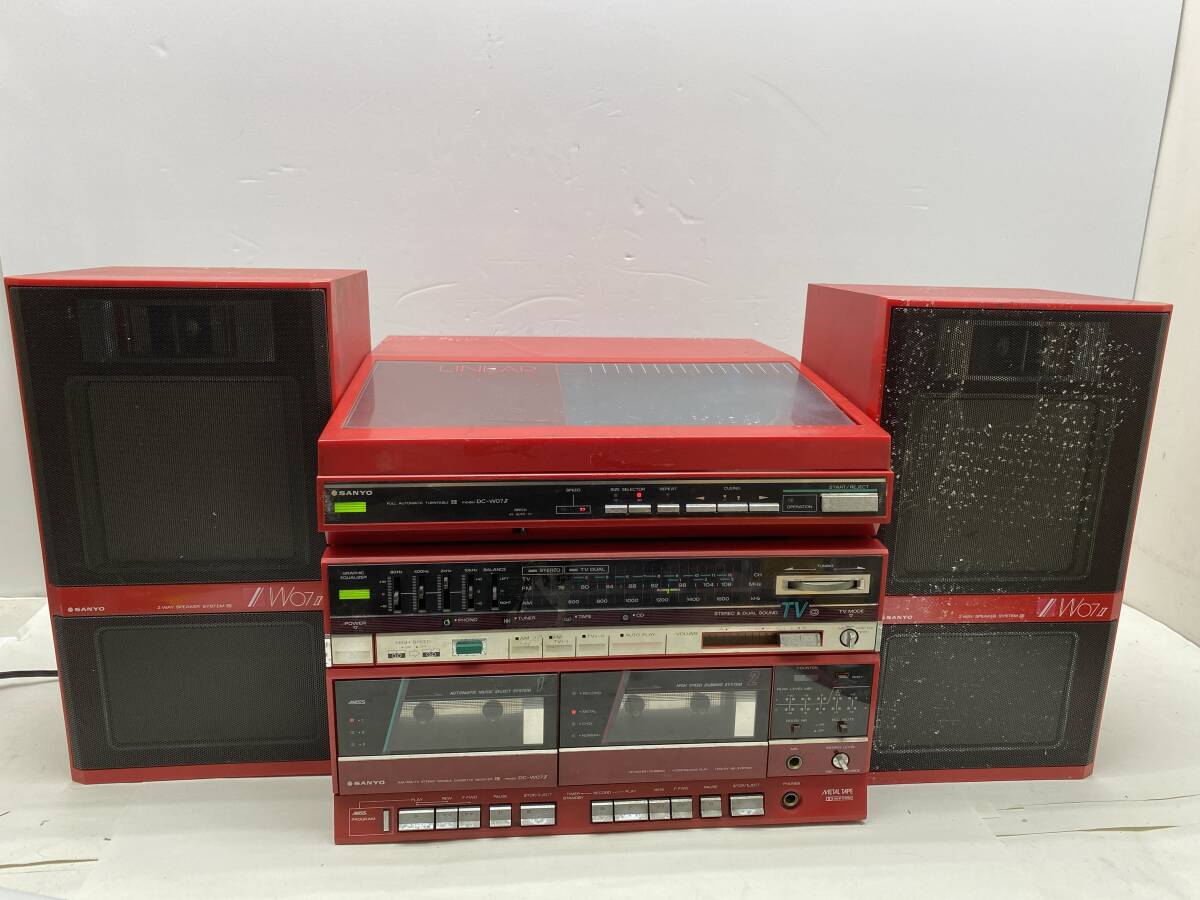 Yahoo!オークション - SANYO サンヨー DC-W07Ⅱ TAC ミニコンポ システ