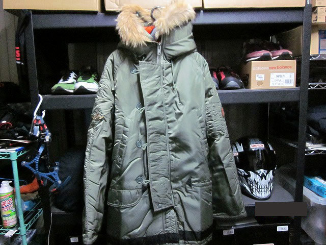 当時物 90年代 STUSSY OUTDOOR ステューシー N-3B XL シャネルロゴ