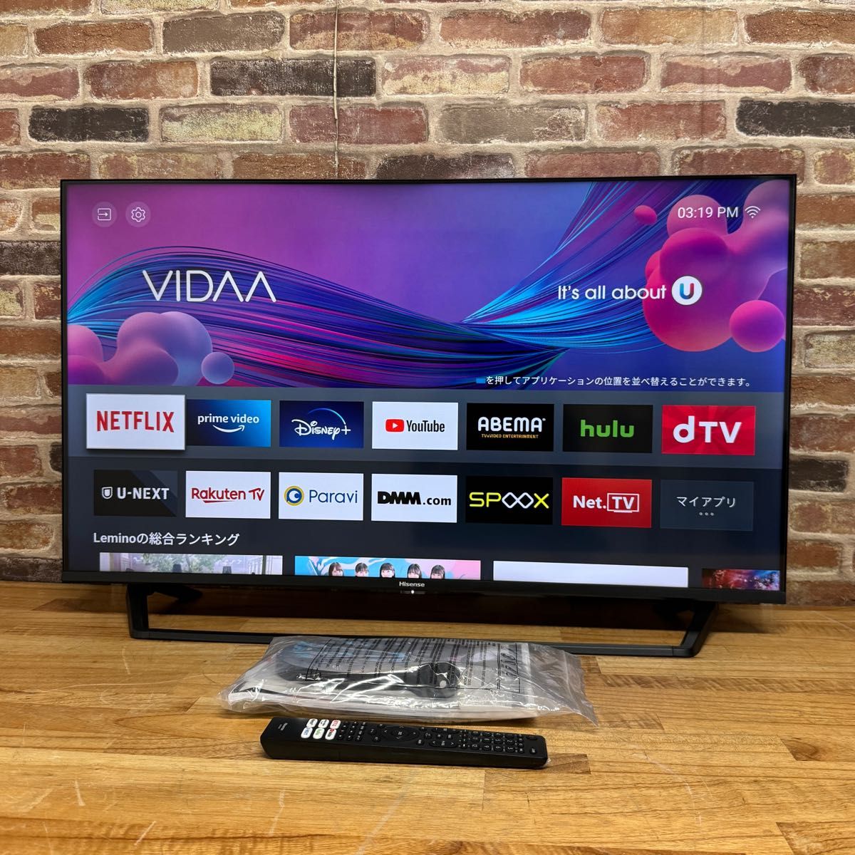 ハイセンス 40インチ 液晶テレビ スマートテレビ 40BK2 フル