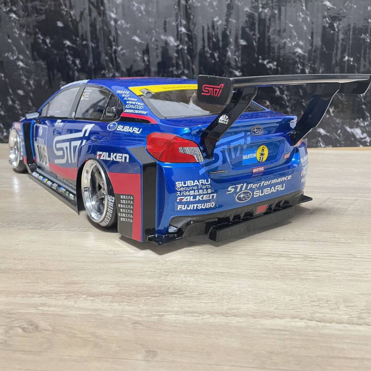 タミヤ スバル wrx 1/10 ラジコンボディー rc ツーリング スペア