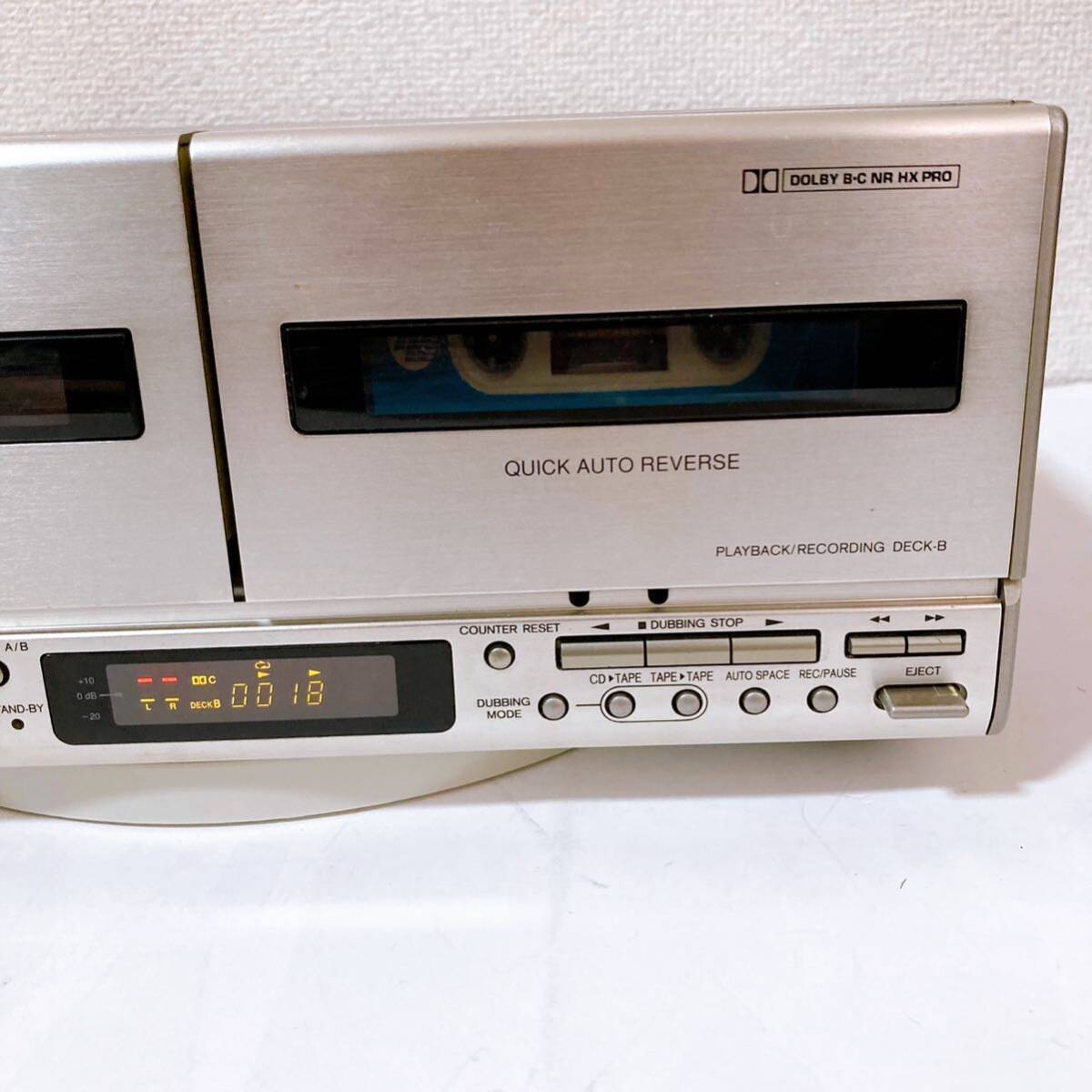 オンキョー カセットテープデッキ K-W511M 【ONKYO カセットデッキ