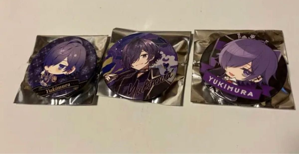 ゆきむら 缶バッジ アクキー リングライトまとめ売り 定価以下 ゆき