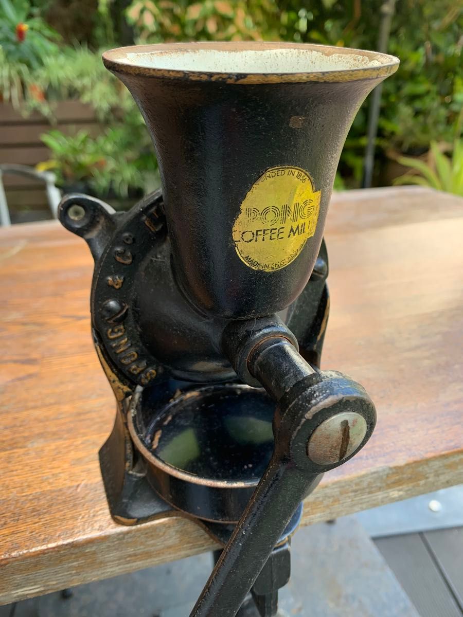 SPONG スポング コーヒーミル 手動式 ヴィンテージ イギリス製