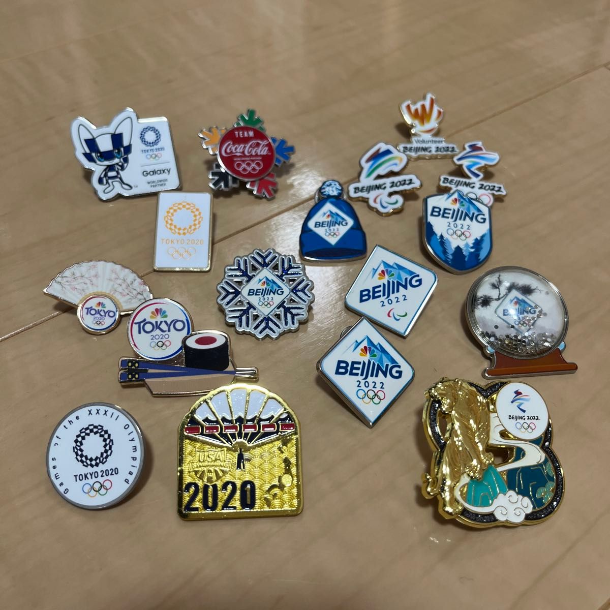 オリンピック ピンバッジ 17個セット 東京五輪 北京五輪｜Yahoo!フリマ