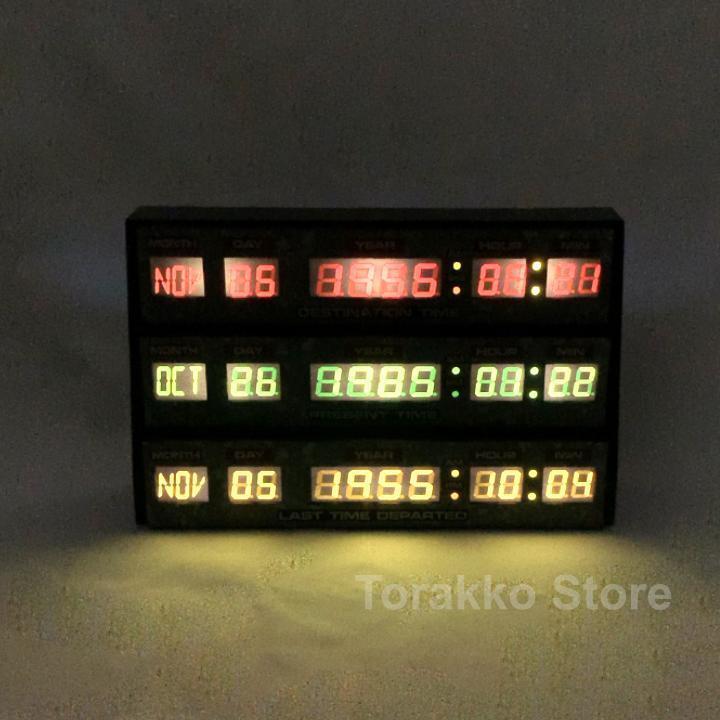 バックトゥザフューチャー LEDライト 公式ライセンス品 タイム