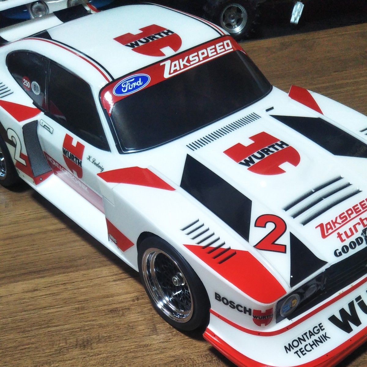 タミヤ 1/10 RCカースペアパーツ ザクスピード フォード カプリGr 5