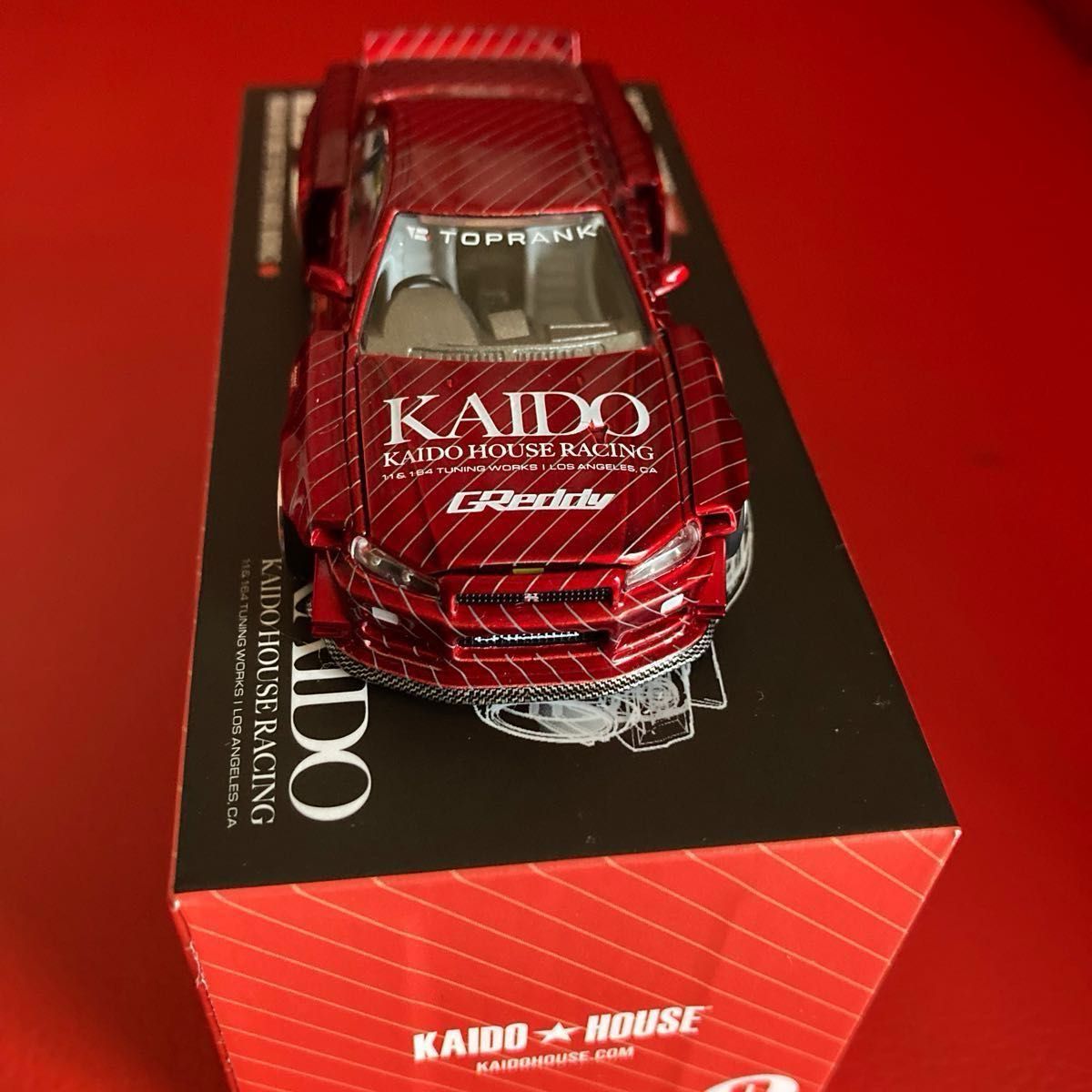 GT-R R34 静岡ホビーショー MINI GT KAIDO HOUSE BLKLTD STREET 510 黒