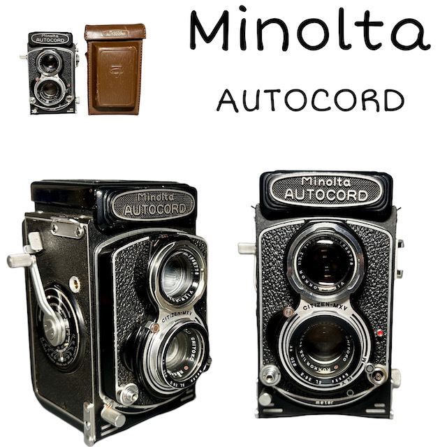 Minolta ミノルタ AUTOCORD オートコード 二眼レフ CITIZEN-MXV 1:3.2