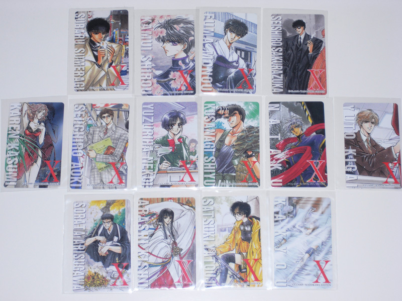 X エックス CLAMP 非売品カード 天の龍 地の龍 全14種 コンプリート