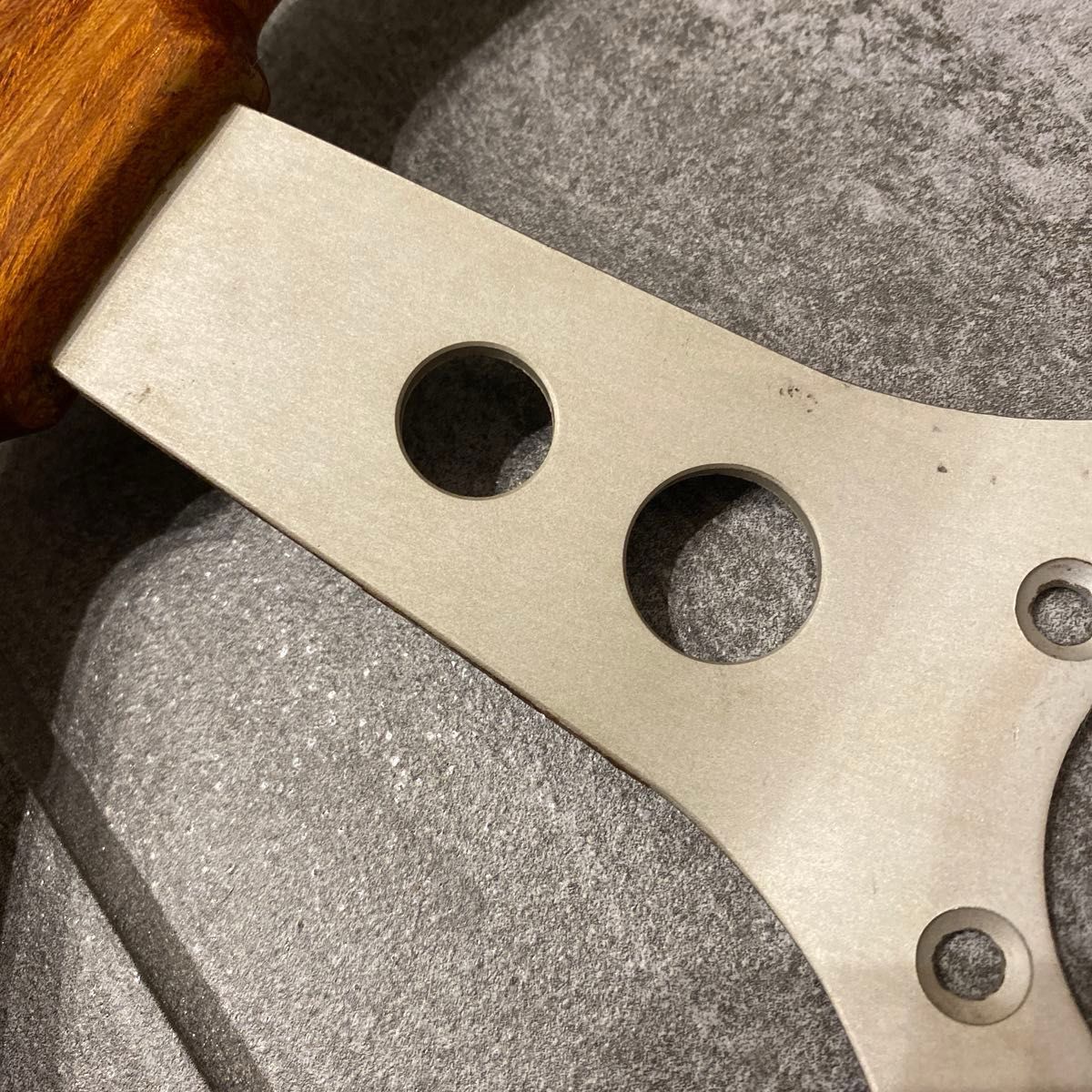 OBA ウッドステアリング 当時物 旧車 ステアリング ハンドル ウッド