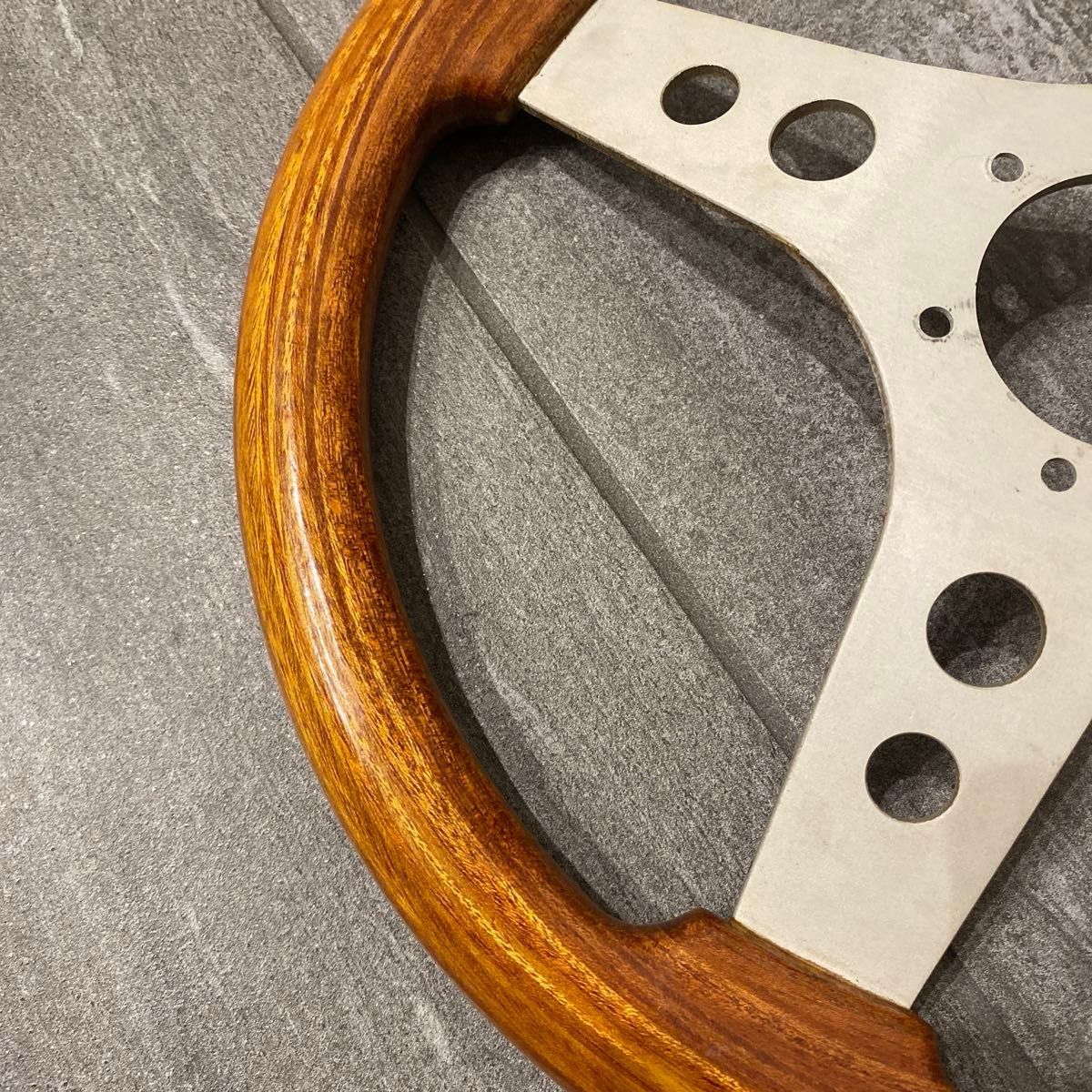 OBA ウッドステアリング 当時物 旧車 ステアリング ハンドル ウッド