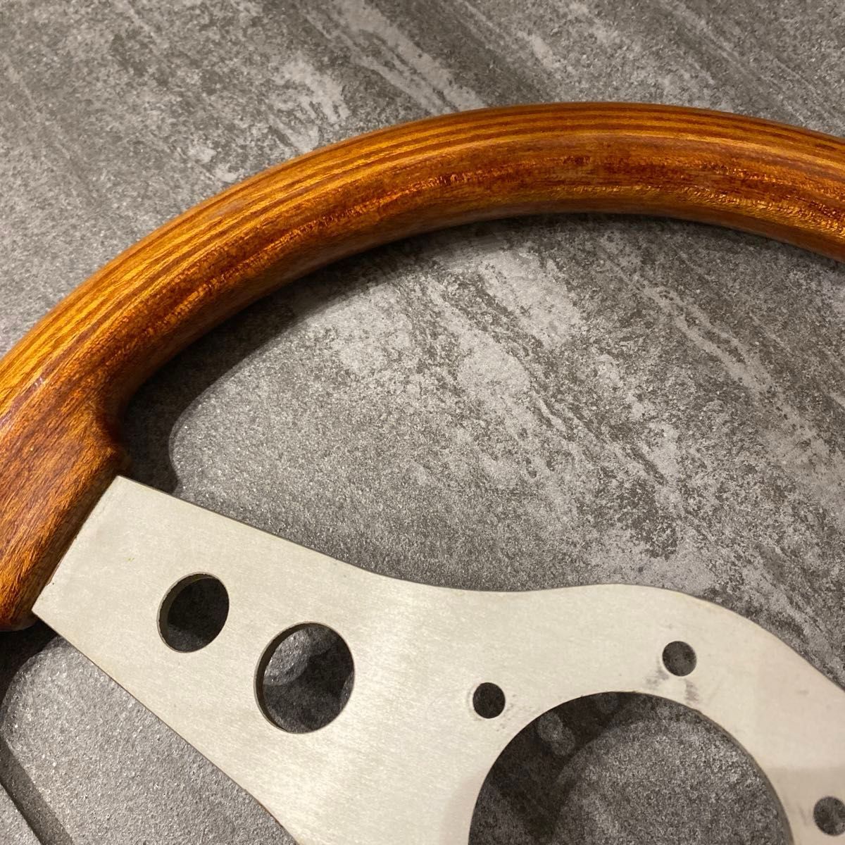 OBA ウッドステアリング 当時物 旧車 ステアリング ハンドル ウッド