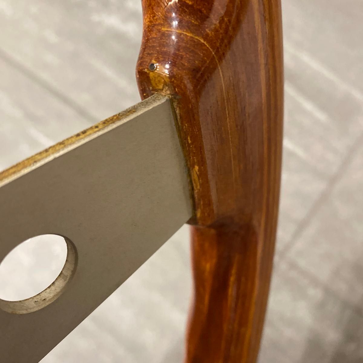 OBA ウッドステアリング 当時物 旧車 ステアリング ハンドル ウッド