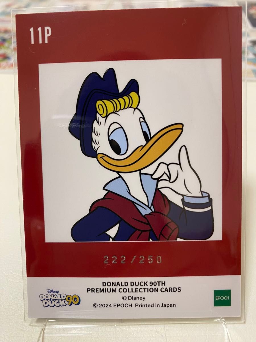 EPOCH エポック ドナルドダック90周年プレミアムコレクションカード