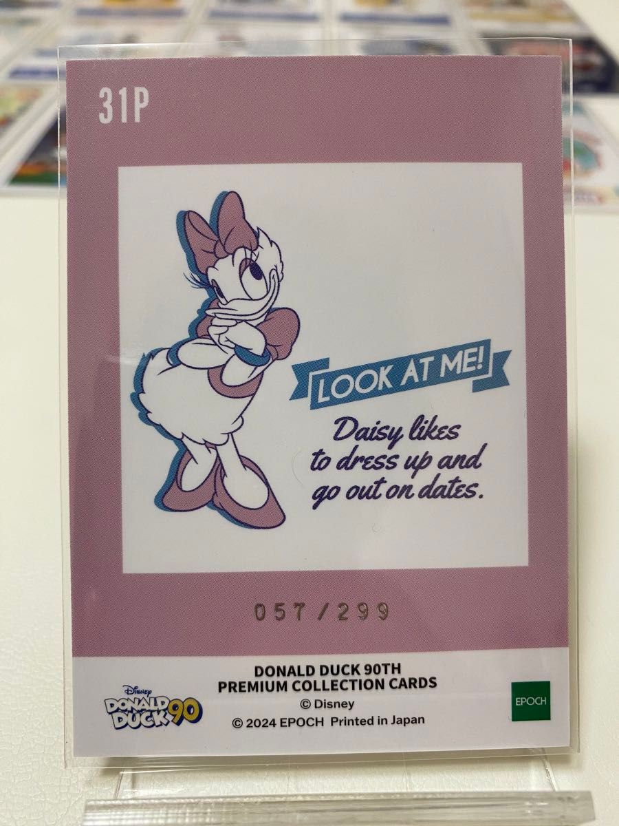 EPOCH エポック ドナルドダック90周年プレミアムコレクションカード