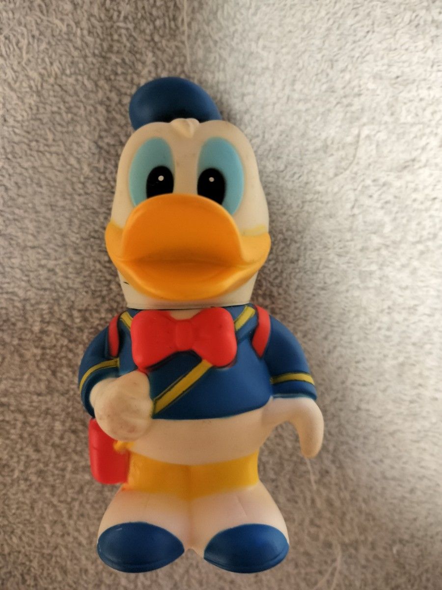 ドナルドダックのソフビ人形 貯金箱 ドナルドダック 三菱銀行