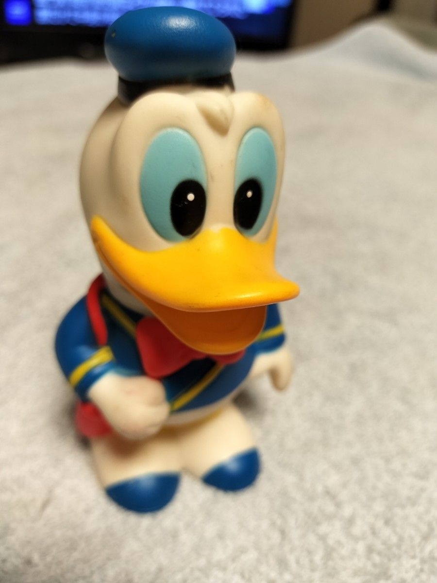 ドナルドダックのソフビ人形 貯金箱 ドナルドダック 三菱銀行