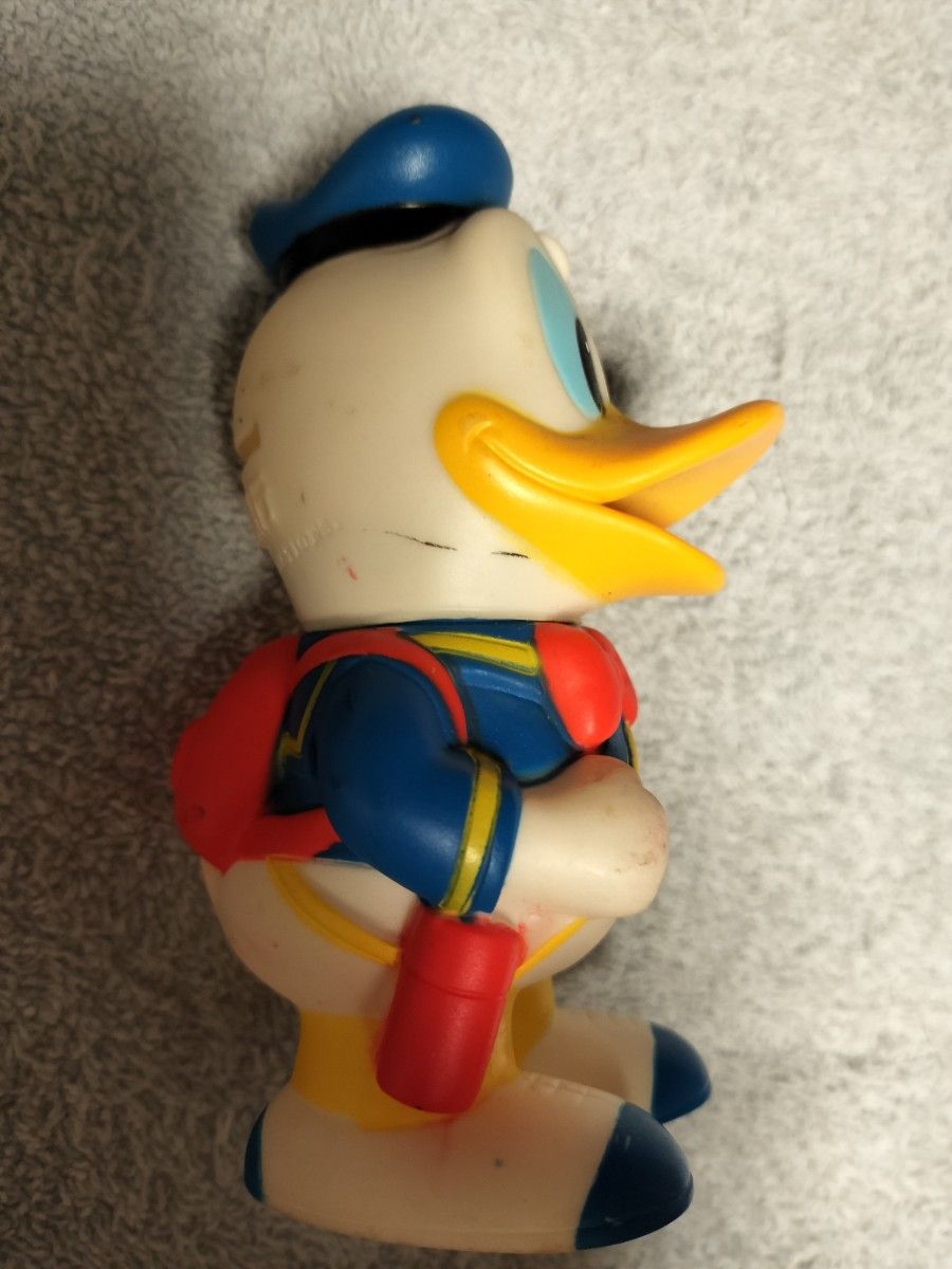 ドナルドダックのソフビ人形 貯金箱 ドナルドダック 三菱銀行