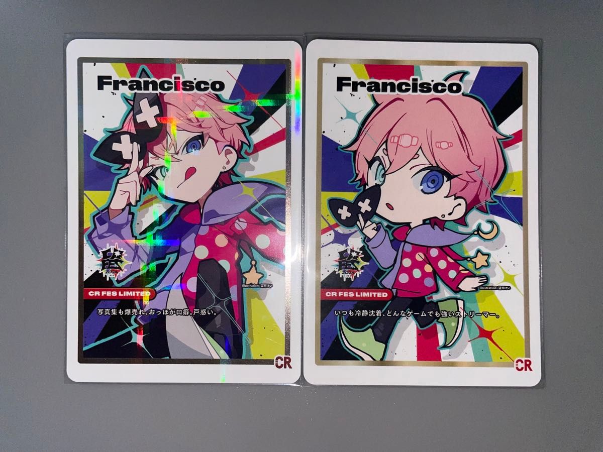 Crazy raccoon CR フェス FES 2024 トレーディング カード Francisco