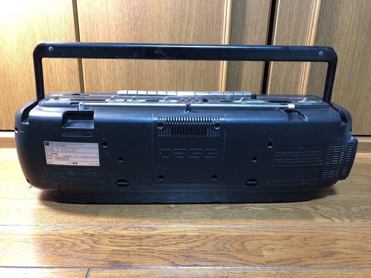 昭和レトロ】東芝 ラジカセ RT-SW600 TOSHIBA【ジャンク】｜Yahoo