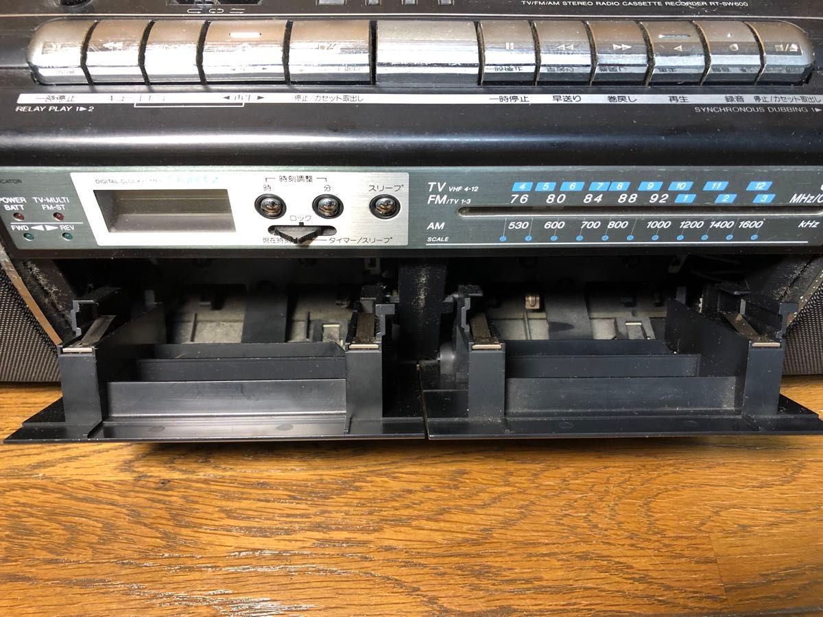 昭和レトロ】東芝 ラジカセ RT-SW600 TOSHIBA【ジャンク】｜Yahoo