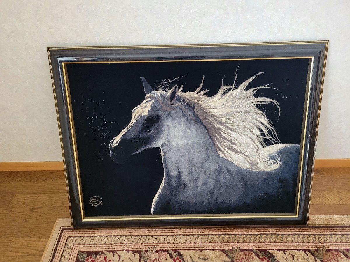 ペルシャ絨毯(絵画絨毯)「馬」｜Yahoo!フリマ（旧PayPayフリマ）