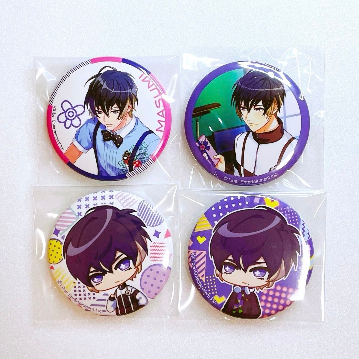 A3 碓氷真澄 缶バッジ A3展 ドキュメンタリーブック SD 缶バッジ 4点