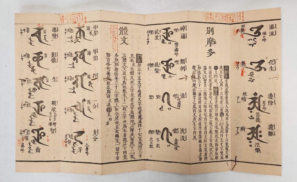 悉曇字母 南山相承」宮野宥智謹雑 大正14年刊 1帖|真言宗 高野山 弘法